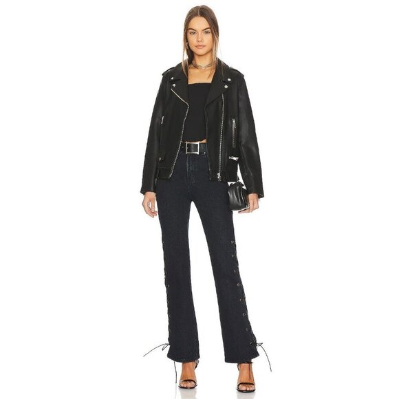 Steve Madden Dahlia Corset Top in Black Small Womens Bustier Tank - Picture 4 of 12